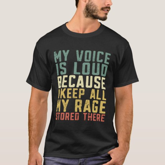 My voice is loud Assistant coach  sports coaching T-shirt (Voorkant)