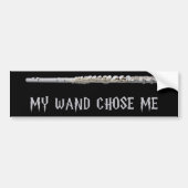 My Wand Chose Me Flute bumper sticker (Voorkant)