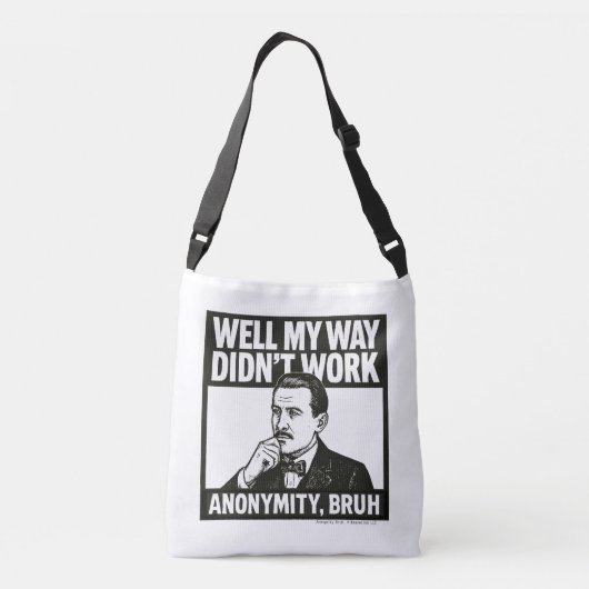 My Way Didn't Work - Tote Crossbody Tas (Achterkant)