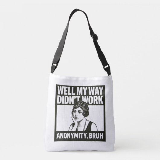 My Way Didn't Work - Tote Crossbody Tas (Achterkant)