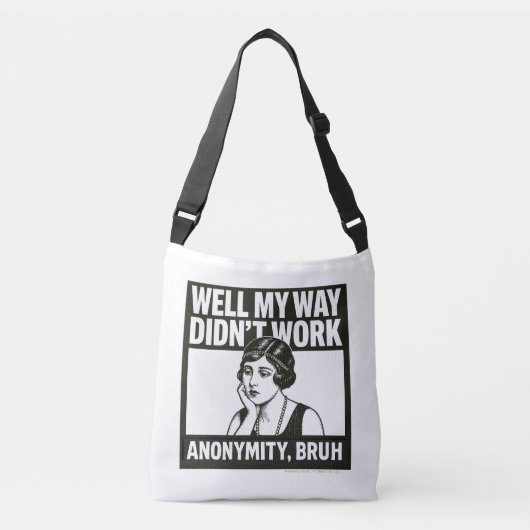 My Way Didn't Work - Tote Crossbody Tas (Voorkant)