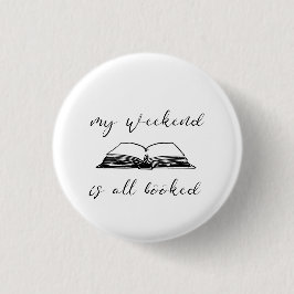 My weekend all booked ronde button 3,2 cm