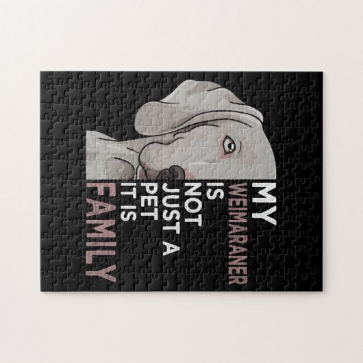 My Weimaraner is Family Legpuzzel (Horizontaal)