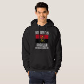 My Wife is Angolan Print for Husband Angola Angola Hoodie (Voorkant volledig)