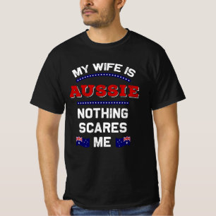 My Wife is Aussie Down Under Monarchy Australian T-shirt