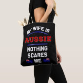 My Wife is Aussie Down Under Monarchy Australian Tote Bag (Dichtbij)