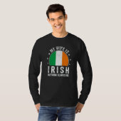 My Wife Is Irish Nothing Scares Me Irish Wife Flag T-shirt (Voorkant volledig)