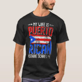 My Wife Is Puerto Rican Puerto Rico Hispanic Herit T-shirt (Voorkant)