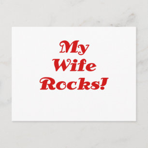 My Wife Rocks Briefkaart