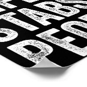 My Wife Stabs People Funny Wife Quote Poster (Hoek)