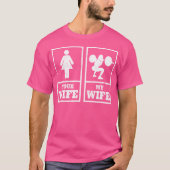 My Wife Your Wife Weightlifting Bodybuilder T-shirt (Voorkant)