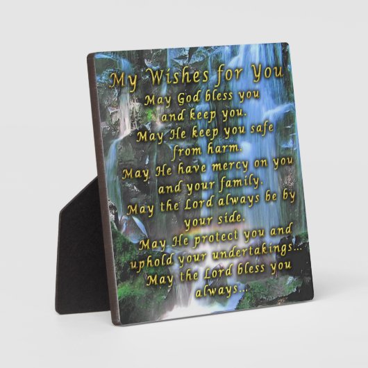 My Wishes For You Fotoplaat (Voorkant)