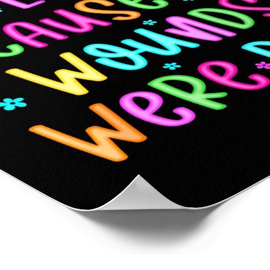 My Worship Is Loud Because My Wounds Were Deep Chr Poster (Hoek)