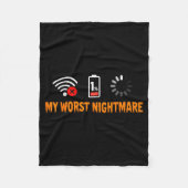 My Worst Funny For Gamers  Fleece Deken (Voorkant)