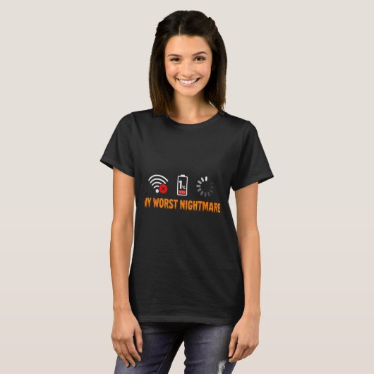 My Worst Funny For Gamers T-shirt (Voorkant volledig)