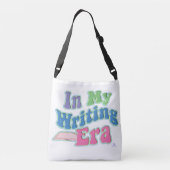 My Writing Era Leuke Auteur Slogan Crossbody Tas (Achterkant)