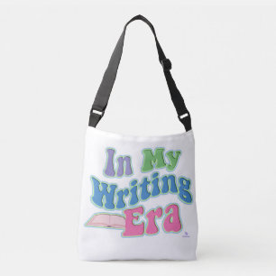 My Writing Era Leuke Auteur Slogan Crossbody Tas