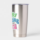 My Writing Era Leuke Auteur Slogan Geïsoleerde Drinkbeker (Links)