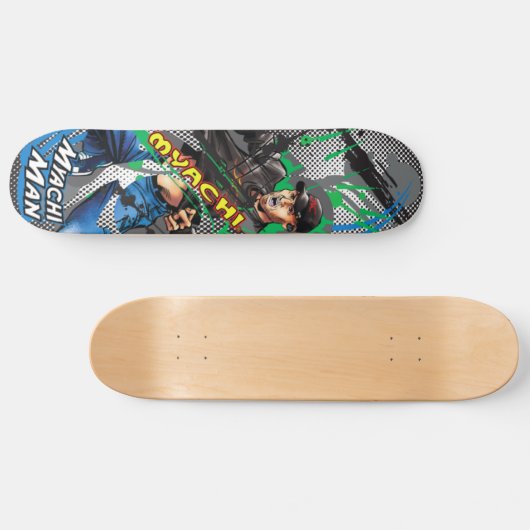 Myachi Man Schaats Deck Persoonlijk Skateboard (Horizontaal)