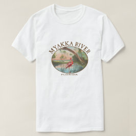 Myakka River Florida met Roseate Spoonbill T-shirt