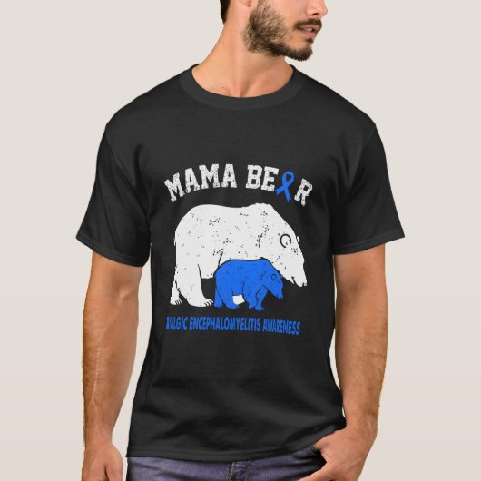 Myalgische Encefalomyelitis Bewustzijn Moeder T-shirt (Voorkant)