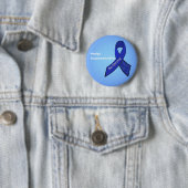 Myalgische encefalomyelitis (M.E./CFS) Bewustheid Ronde Button 5,7 Cm (In situ)