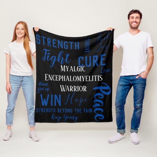 Myalgische encefalomyelitis Warrior deken (In situ)