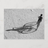 Myamar, Bagan, Young boy die een enorme fiets heef Briefkaart (Voorkant)