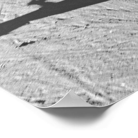 Myamar, Bagan, Young boy die een enorme fiets heef Poster (Hoek)