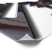 Myan Hunab Ku - Black Chrome Poster (Hoek)