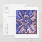 Myan Hunab Ku-glas Briefkaart (Voorkant / Achterkant)
