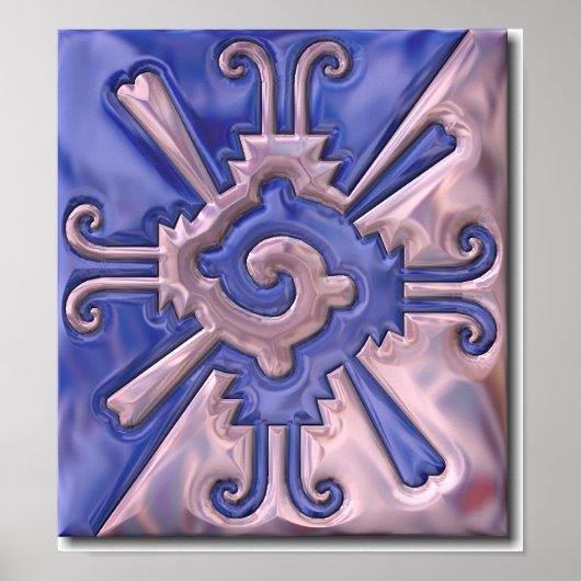 Myan Hunab Ku-glass Poster (Voorkant)