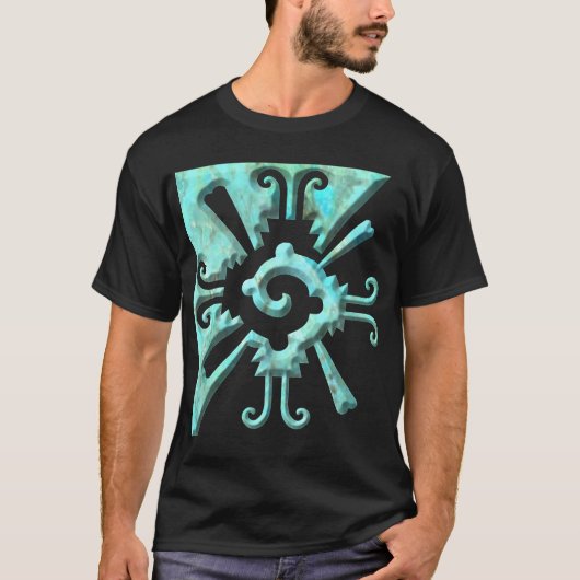 Myan Hunab Ku - Turquoise T-shirt (Voorkant)