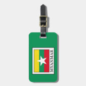 Myanmar Bagagelabel (Voorkant verticaal)