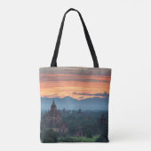 Myanmar, Bagan Zonsopgang Tote Bag (Achterkant)