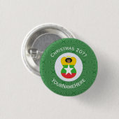 Myanmar Birma Vlag Engel Kerstmis Persoonlijk Ronde Button 3,2 Cm (Voorkant /achterkant)
