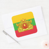 Myanmar / Birmaanse vlag & staatszegel Sticker (Envelop)