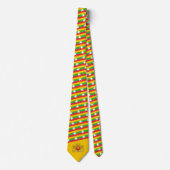 Myanmar / Birmaanse vlag & staatszegel Stropdas (Voorkant)