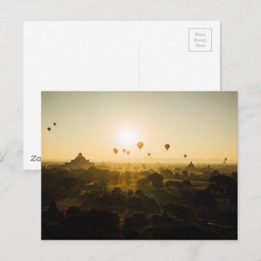 Myanmar Briefkaart (Voorkant / Achterkant)