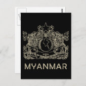 Myanmar Briefkaart (Voorkant / Achterkant)
