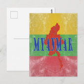 Myanmar Briefkaart (Voorkant / Achterkant)