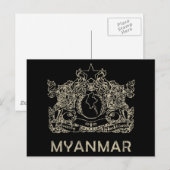  Myanmar Briefkaart (Voorkant / Achterkant)
