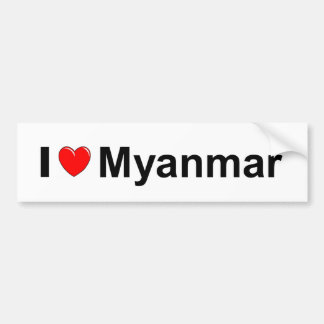 Myanmar Bumpersticker