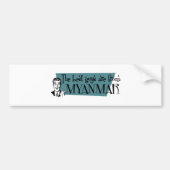 MYANMAR BUMPERSTICKER (Voorkant)