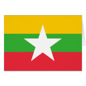 Myanmar Flag (Voorkant Horizontaal)