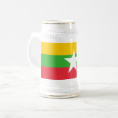 Myanmar Flag Bierpul (Voorkant links)
