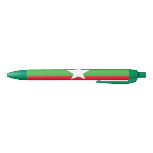 Myanmar Flag Blauwe Inkt Pen (Bodem)