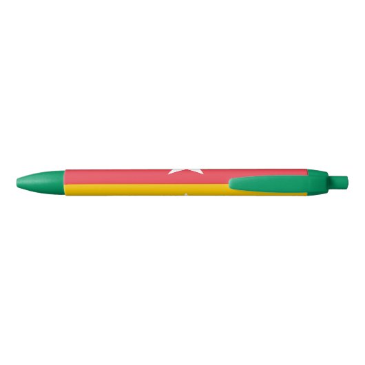 Myanmar Flag Blauwe Inkt Pen (Achterkant)