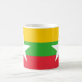 Myanmar Flag Ceramic Mok (Center)