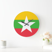 Myanmar Flag Grote Klok (Huis)